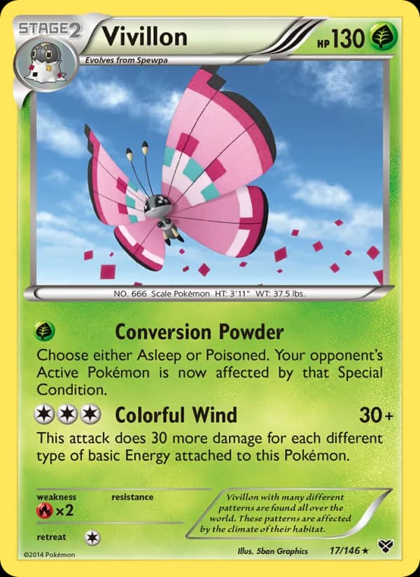 Vivillon 17/146, XY