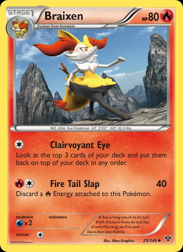 Braixen 25/146, XY