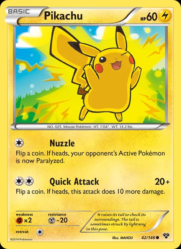 Pikachu 42/146, XY