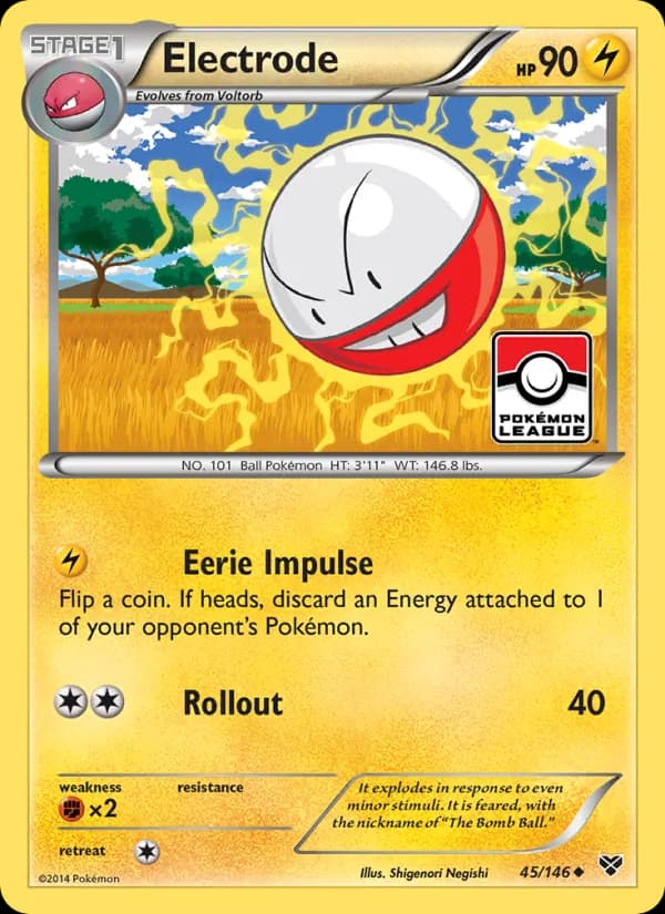 Electrode 45/146, XY