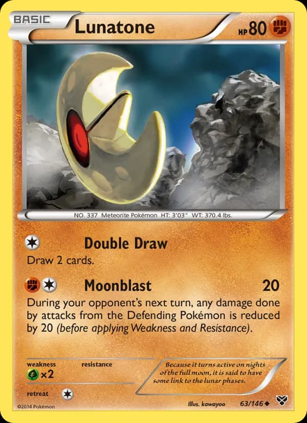 Lunatone 63/146, XY