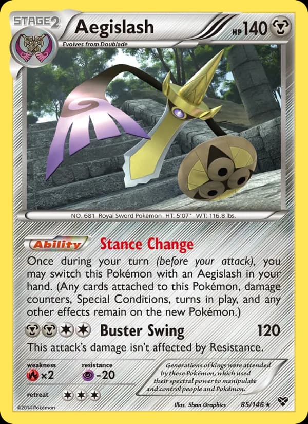 Aegislash 85/146, XY
