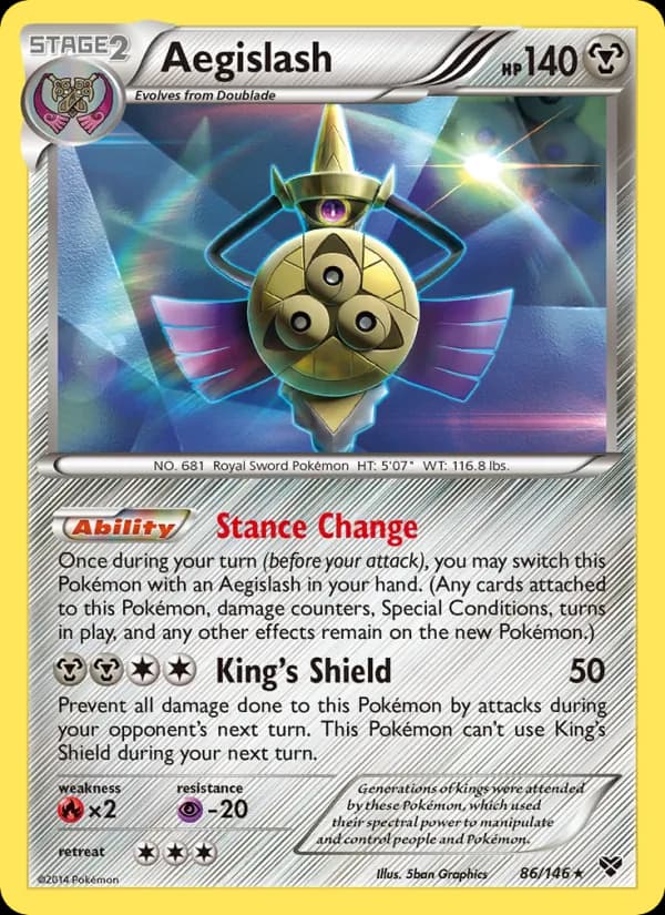 Aegislash 86/146, XY