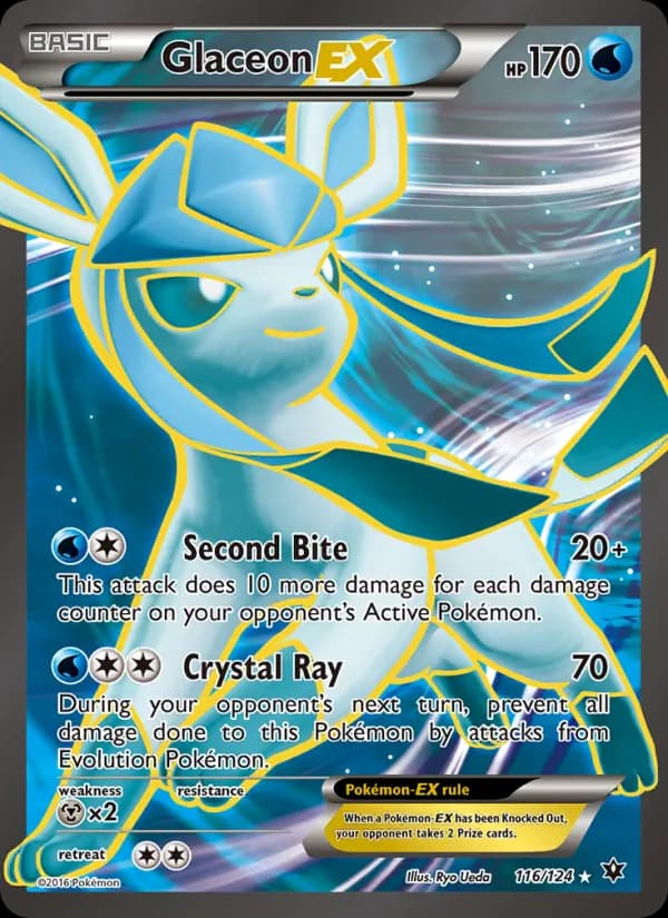 Glaceon EX 116/124, Fates Collide