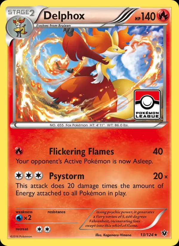 Delphox 13/124, Fates Collide