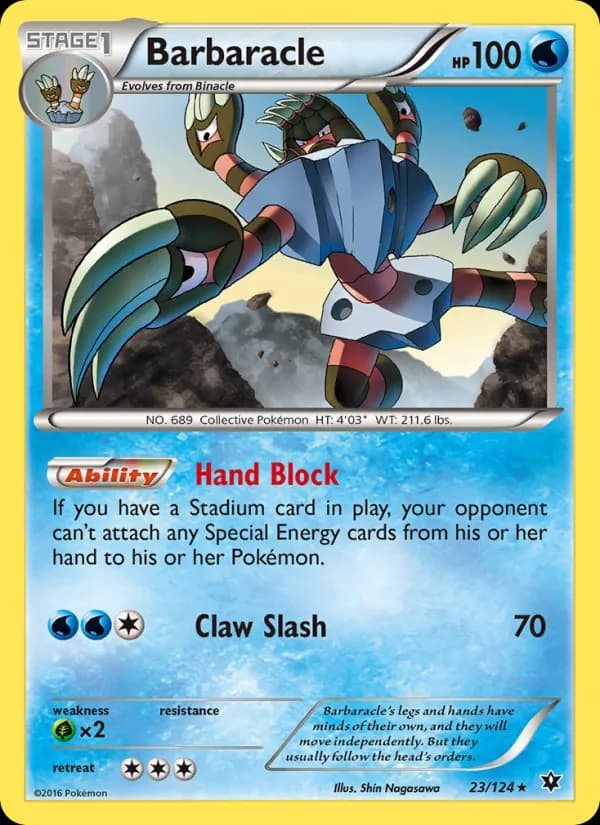 Barbaracle 23/124, Fates Collide