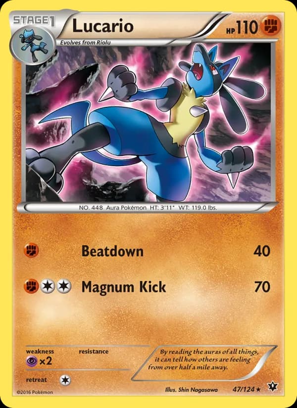 Lucario 47/124, Fates Collide