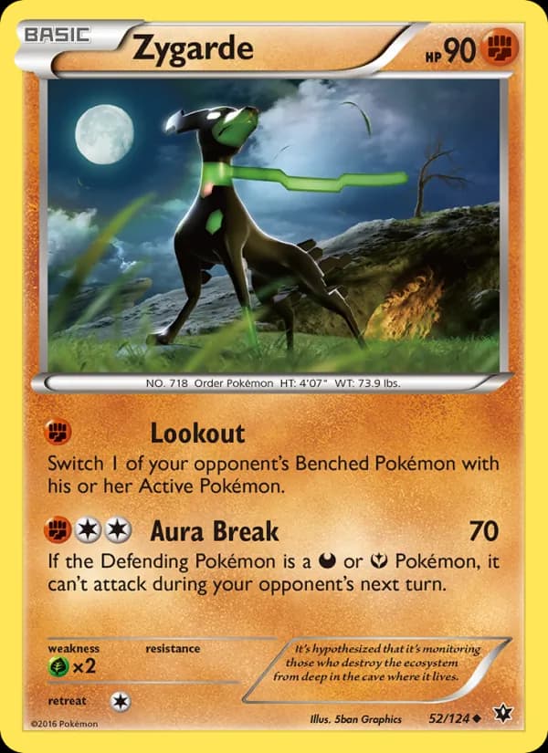Zygarde 52/124, Fates Collide