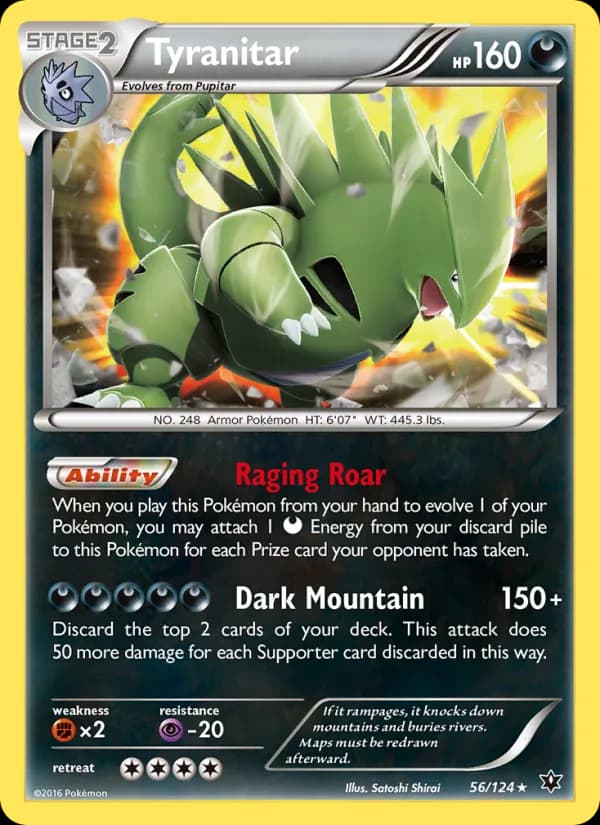 Tyranitar 56/124, Fates Collide