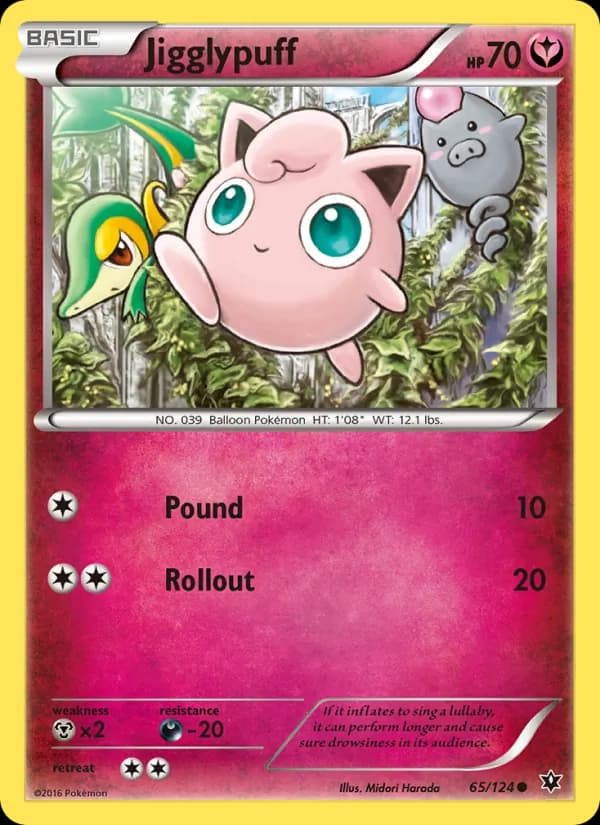 Jigglypuff 65/124, Fates Collide