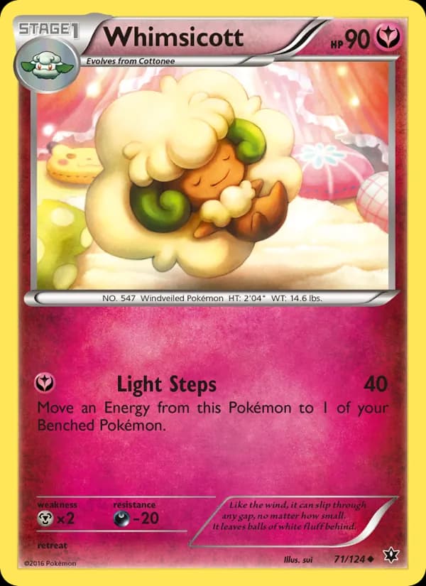 Whimsicott 71/124, Fates Collide