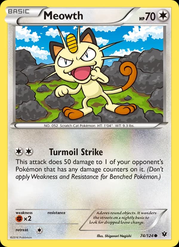 Meowth 74/124, Fates Collide