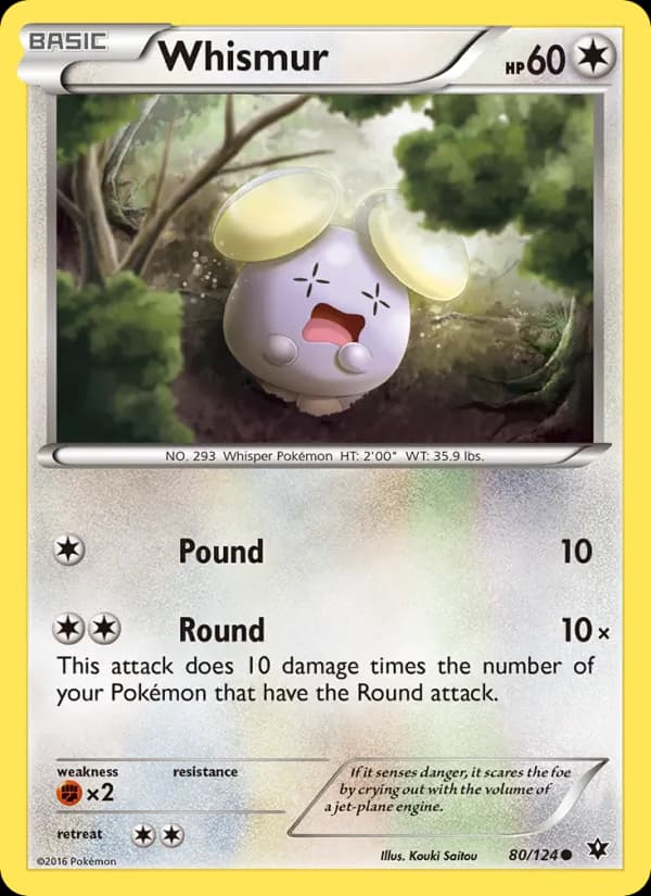 Whismur 80/124, Fates Collide