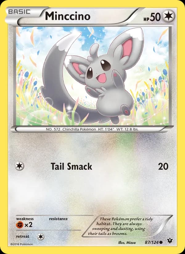 Minccino 87/124, Fates Collide