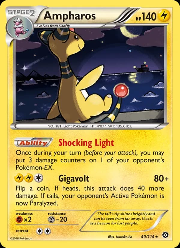 Ampharos 40/114, Steam Siege