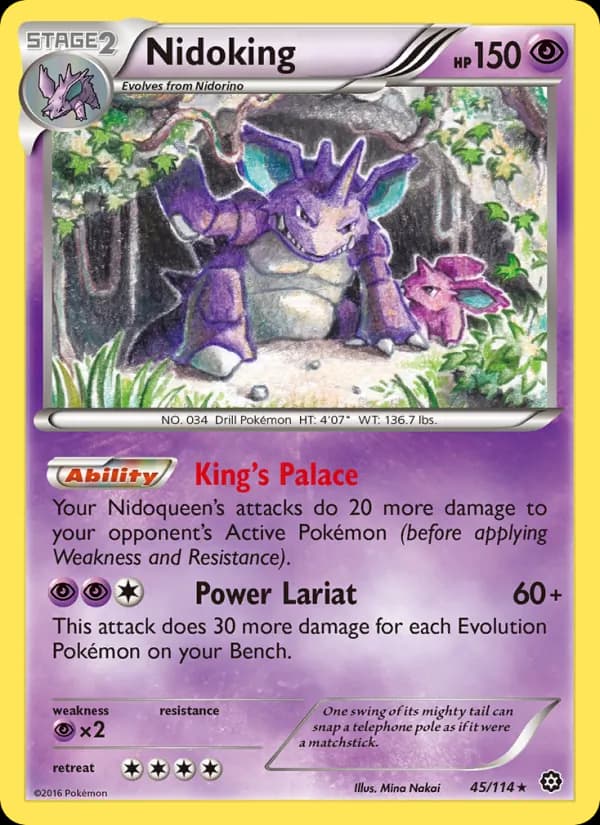 Nidoking 45/114, Steam Siege
