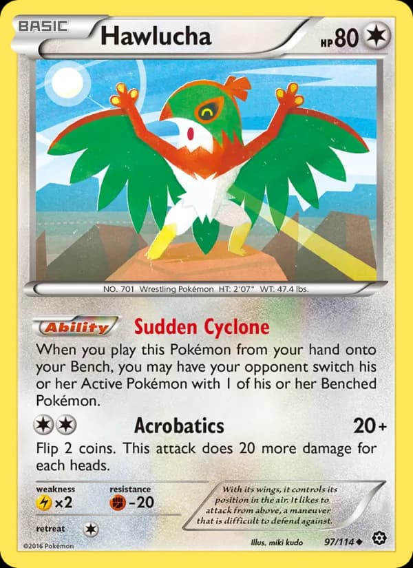Hawlucha 97/114, Steam Siege