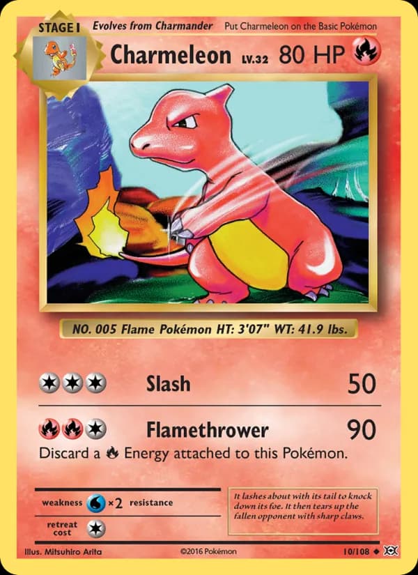 Charmeleon 10/108, Evolutions