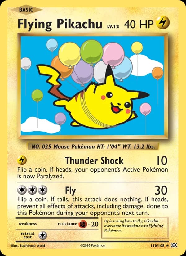 Flying Pikachu 110/108