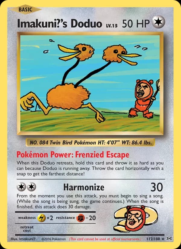 Imakuni?'s Doduo 112/108, Evolutions