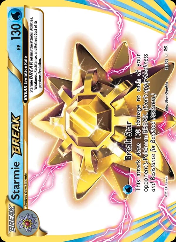 Starmie BREAK 32/108, Evolutions