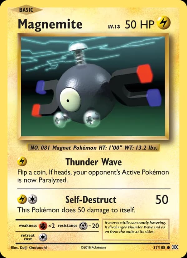 Magnemite 37/108, Evolutions