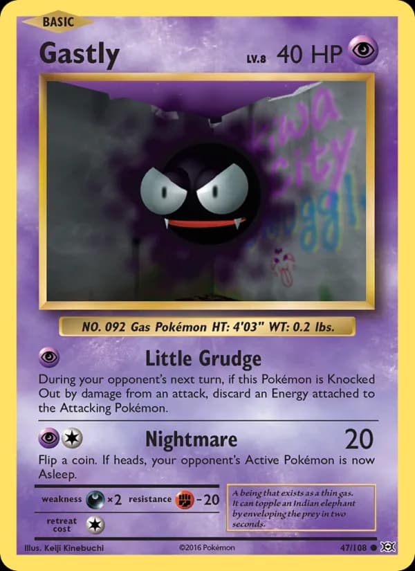 Gastly 47/108, Evolutions