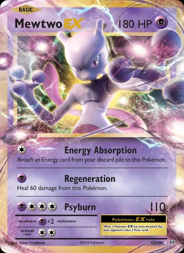 Mewtwo EX 52/108