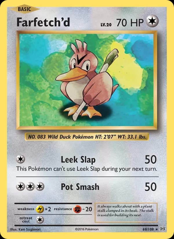 Farfetch'd 68/108, Evolutions