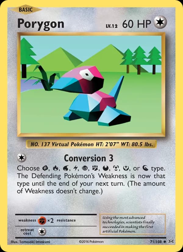Porygon 71/108, Evolutions