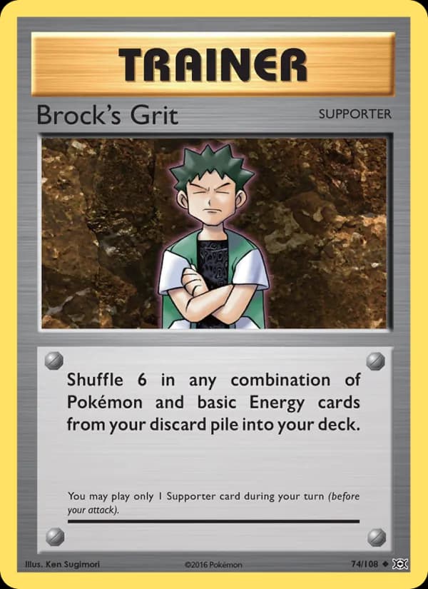 Brock's Grit 74/108, Evolutions