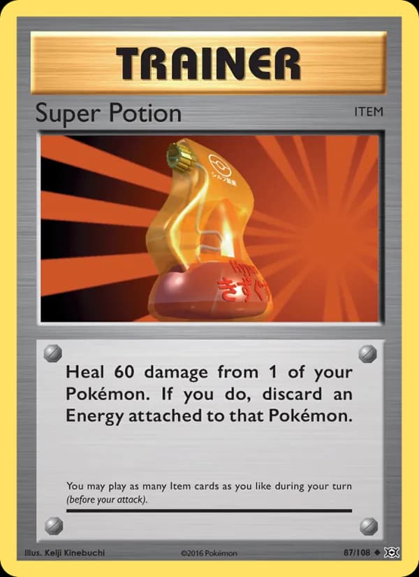Super Potion 87/108, Evolutions