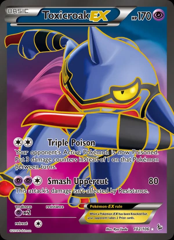 Toxicroak EX 102/106, Flashfire