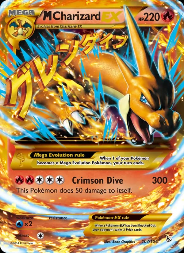 M Charizard EX 107/106, Flashfire