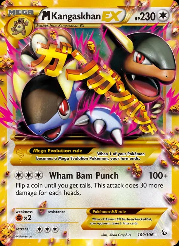 M Kangaskhan EX 109/106, Flashfire