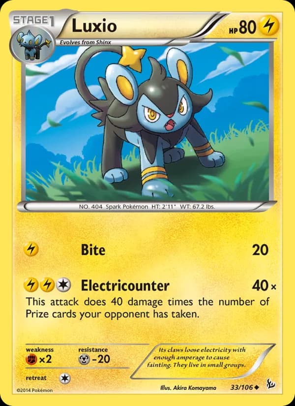 Luxio 33/106, Flashfire