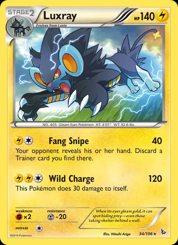 Luxray 34/106, Flashfire