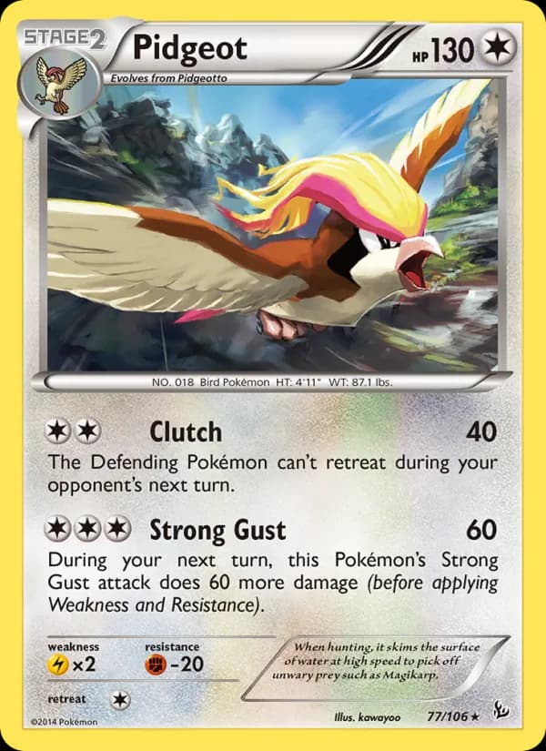 Pidgeot 77/106, Flashfire