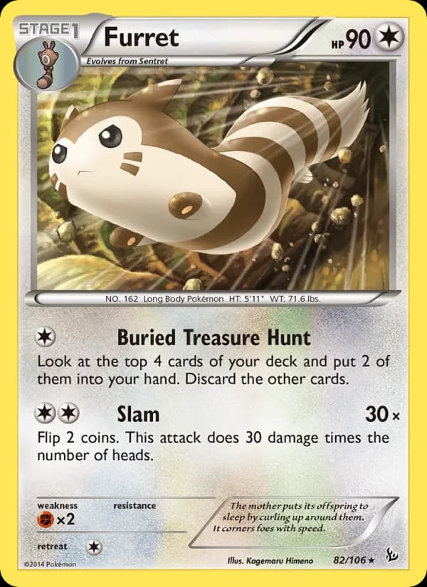 Furret 82/106, Flashfire