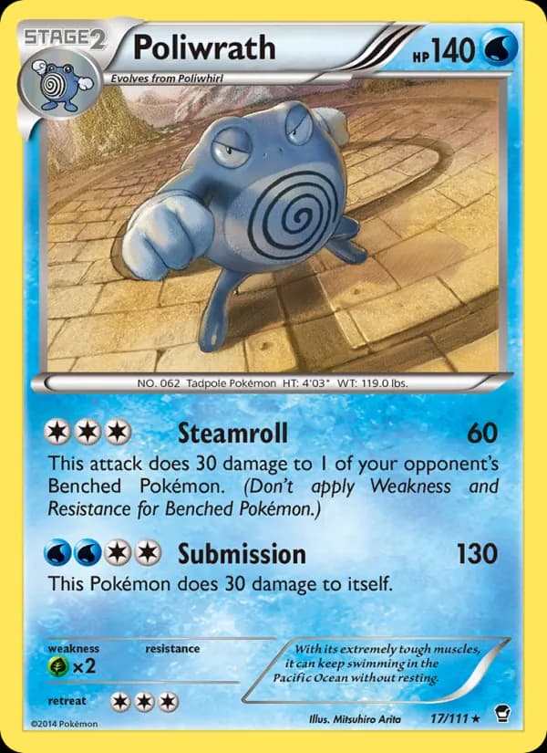 Poliwrath 17/111, Furious Fists