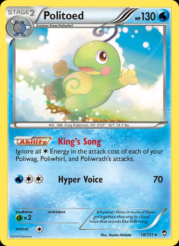 Politoed 18/111, Furious Fists