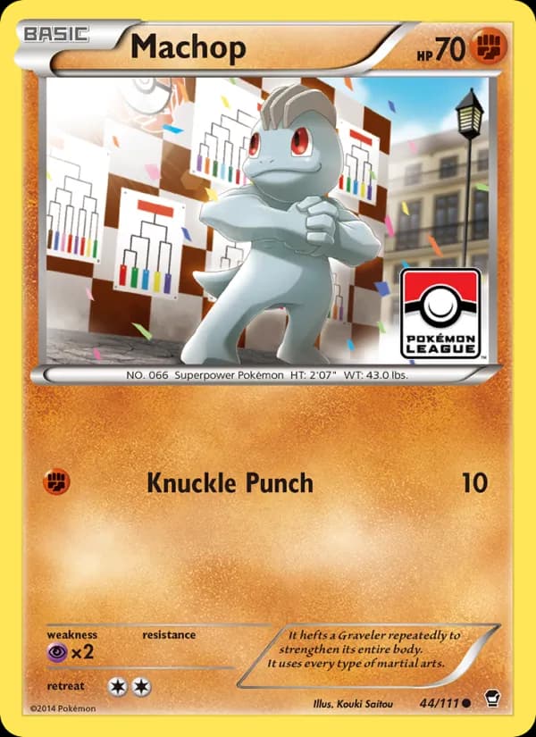 Machop 44/111, Furious Fists