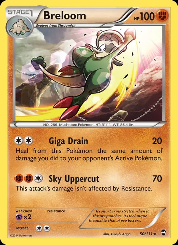 Breloom 50/111, Furious Fists