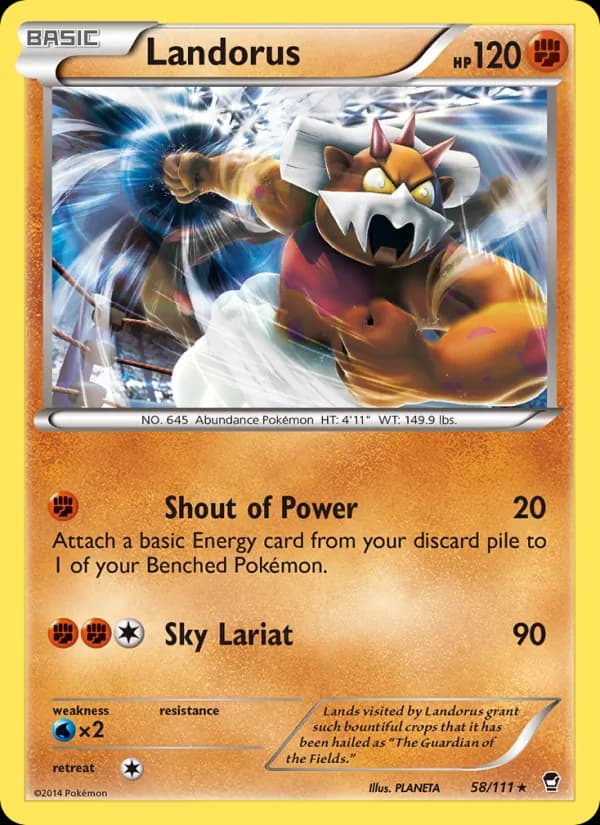 Landorus 58/111, Furious Fists