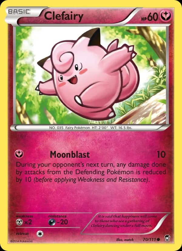 Clefairy 70/111, Furious Fists