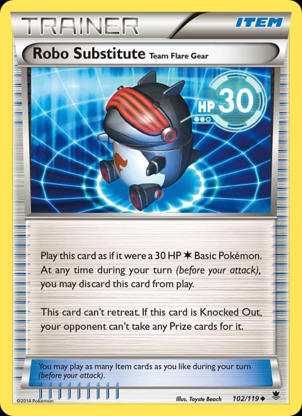 Robo Substitute Team Flare Gear 102/119, Phantom Forces