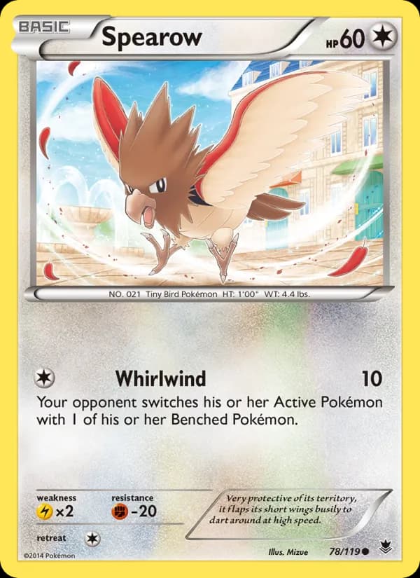 Spearow 78/119, Phantom Forces