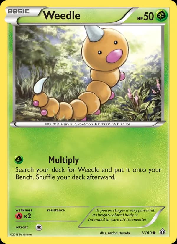 Weedle 1/160, Primal Clash