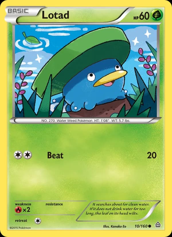 Lotad 10/160, Primal Clash