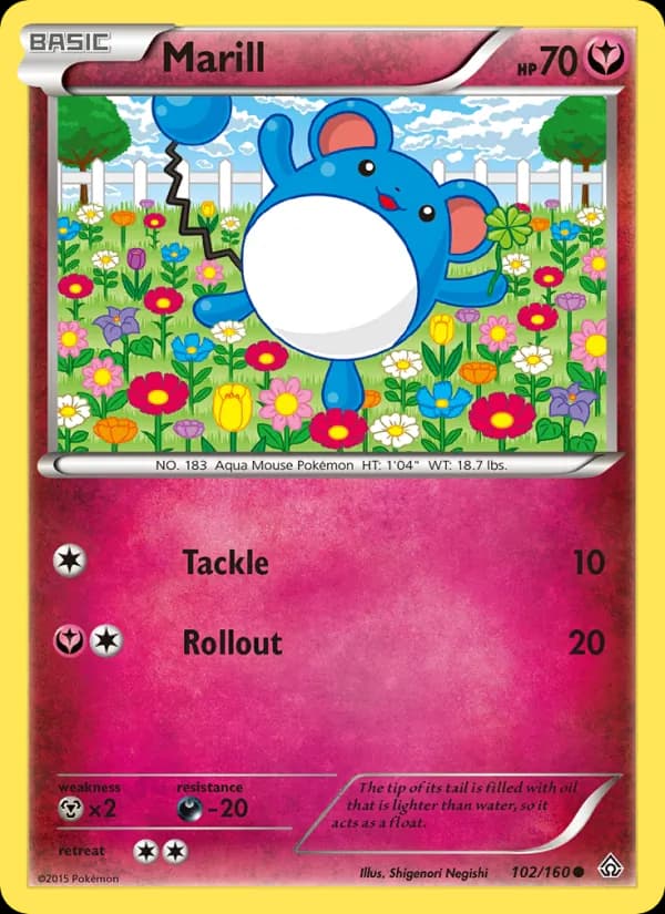 Marill 102/160, Primal Clash